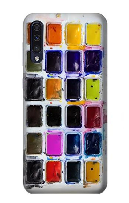 S3956 Watercolor Palette Box Graphic Hülle Schutzhülle Taschen für Samsung Galaxy A70