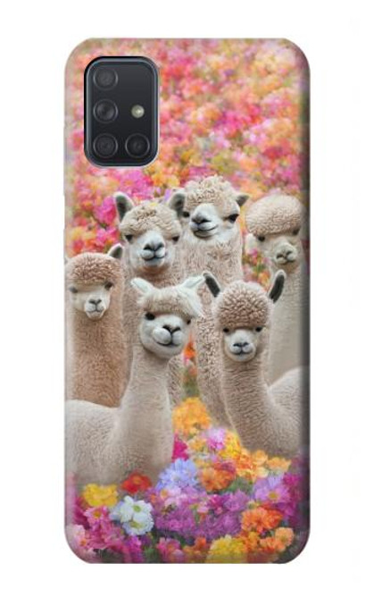 S3916 Alpaca Family Baby Alpaca Hülle Schutzhülle Taschen für Samsung Galaxy A71 5G