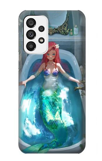 S3911 Cute Little Mermaid Aqua Spa Hülle Schutzhülle Taschen für Samsung Galaxy A73 5G