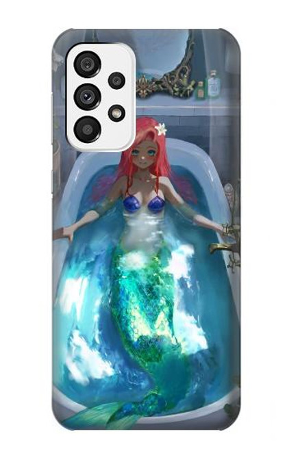 S3912 Cute Little Mermaid Aqua Spa Hülle Schutzhülle Taschen für Samsung Galaxy A73 5G