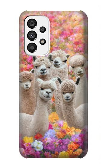 S3916 Alpaca Family Baby Alpaca Hülle Schutzhülle Taschen für Samsung Galaxy A73 5G