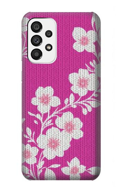 S3924 Cherry Blossom Pink Background Hülle Schutzhülle Taschen für Samsung Galaxy A73 5G