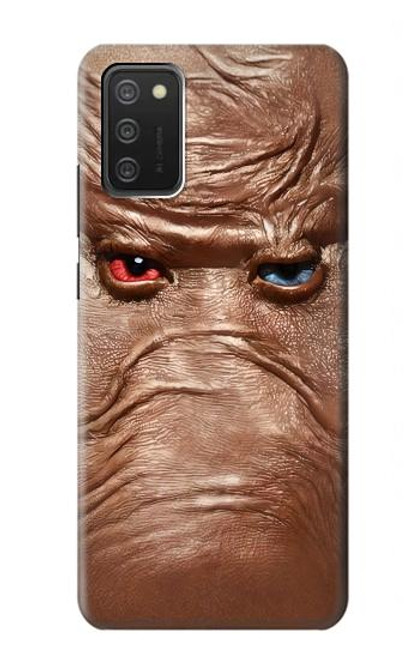 S3940 Leather Mad Face Graphic Paint Hülle Schutzhülle Taschen für Samsung Galaxy A03S
