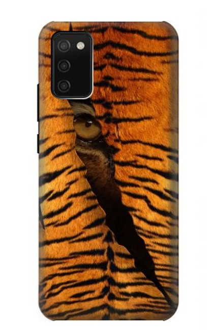 S3951 Tiger Eye Tear Marks Hülle Schutzhülle Taschen für Samsung Galaxy A02s, Galaxy M02s  (NOT FIT with Galaxy A02s Verizon SM-A025V)
