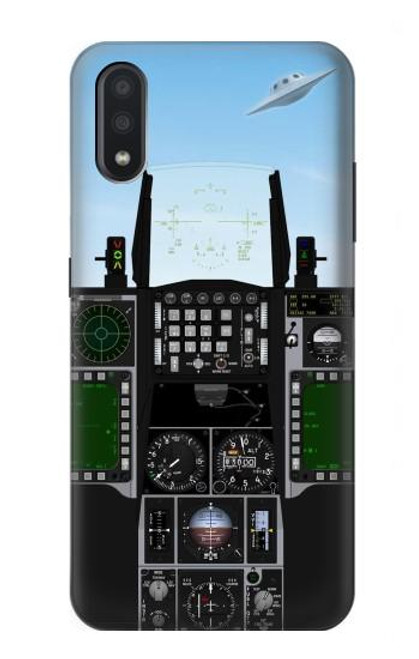 S3933 Fighter Aircraft UFO Hülle Schutzhülle Taschen für Samsung Galaxy A01