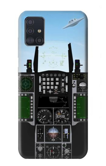 S3933 Fighter Aircraft UFO Hülle Schutzhülle Taschen für Samsung Galaxy A51