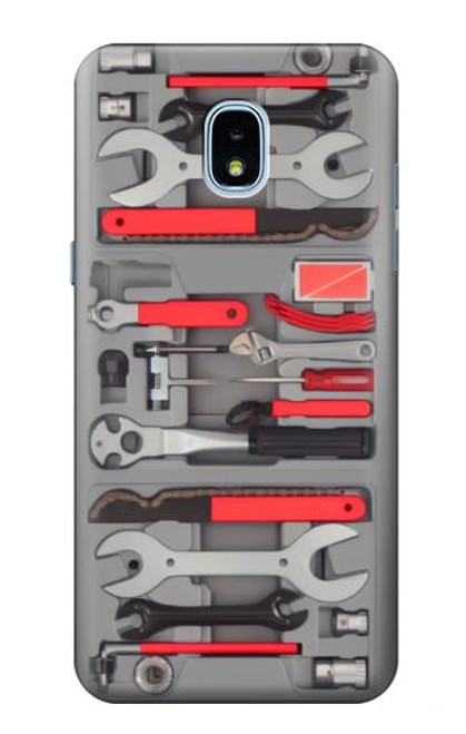 S3921 Bike Repair Tool Graphic Paint Hülle Schutzhülle Taschen für Samsung Galaxy J3 (2018), J3 Star, J3 V 3rd Gen, J3 Orbit, J3 Achieve, Express Prime 3, Amp Prime 3