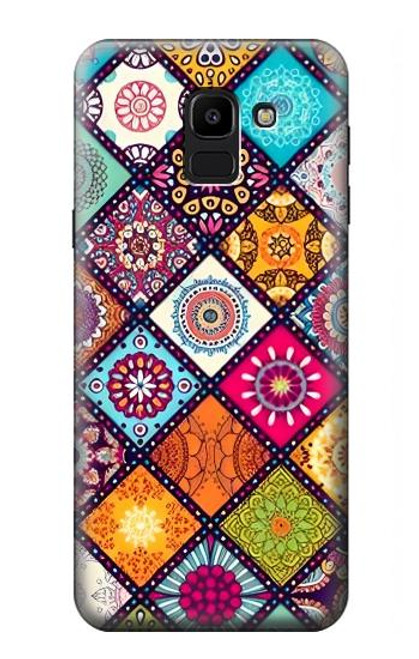 S3943 Maldalas Pattern Hülle Schutzhülle Taschen für Samsung Galaxy J6 (2018)