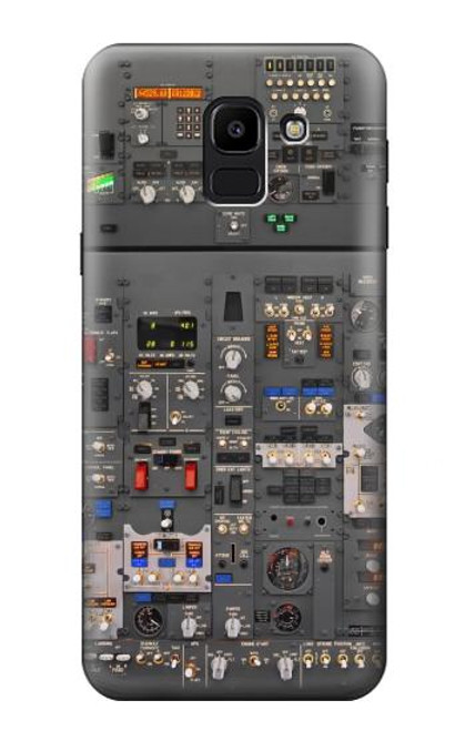 S3944 Overhead Panel Cockpit Hülle Schutzhülle Taschen für Samsung Galaxy J6 (2018)