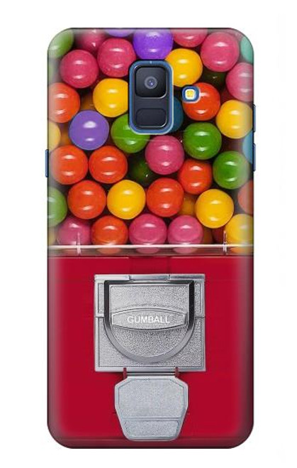 S3938 Gumball Capsule Game Graphic Hülle Schutzhülle Taschen für Samsung Galaxy A6 (2018)