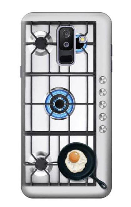 S3928 Cooking Kitchen Graphic Hülle Schutzhülle Taschen für Samsung Galaxy A6+ (2018), J8 Plus 2018, A6 Plus 2018