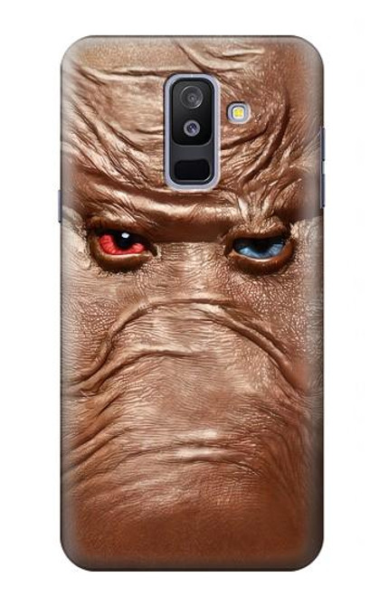 S3940 Leather Mad Face Graphic Paint Hülle Schutzhülle Taschen für Samsung Galaxy A6+ (2018), J8 Plus 2018, A6 Plus 2018