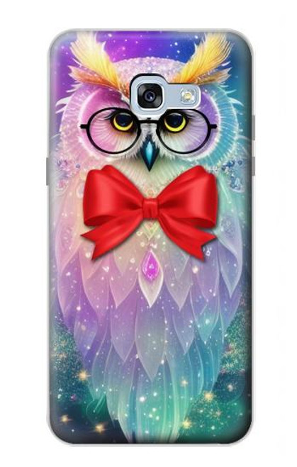 S3934 Fantasy Nerd Owl Hülle Schutzhülle Taschen für Samsung Galaxy A5 (2017)