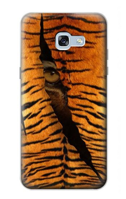 S3951 Tiger Eye Tear Marks Hülle Schutzhülle Taschen für Samsung Galaxy A5 (2017)