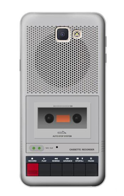 S3953 Vintage Cassette Player Graphic Hülle Schutzhülle Taschen für Samsung Galaxy J7 Prime (SM-G610F)