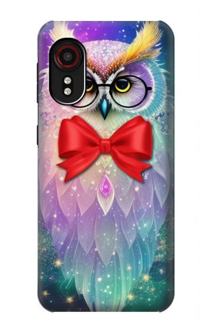 S3934 Fantasy Nerd Owl Hülle Schutzhülle Taschen für Samsung Galaxy Xcover 5