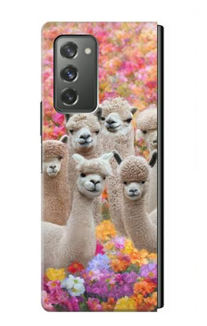 S3916 Alpaca Family Baby Alpaca Hülle Schutzhülle Taschen für Samsung Galaxy Z Fold2 5G