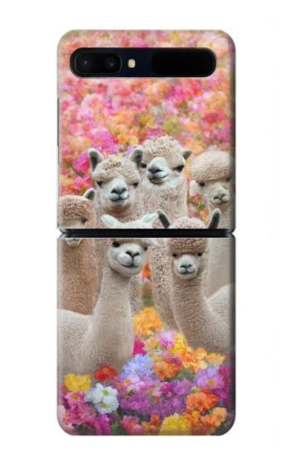 S3916 Alpaca Family Baby Alpaca Hülle Schutzhülle Taschen für Samsung Galaxy Z Flip 5G