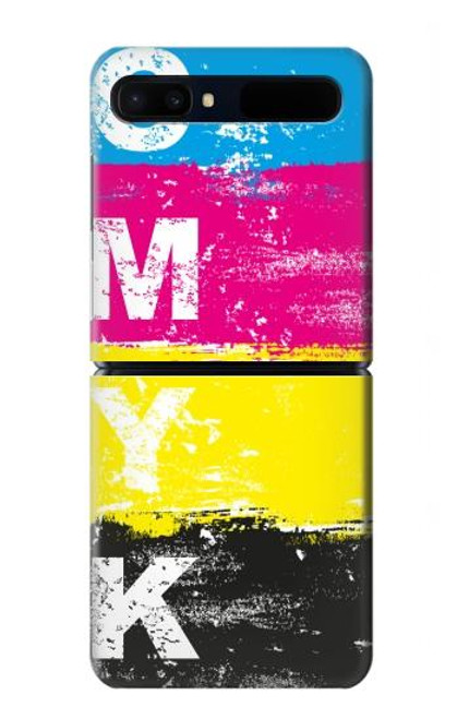 S3930 Cyan Magenta Yellow Key Hülle Schutzhülle Taschen für Samsung Galaxy Z Flip 5G