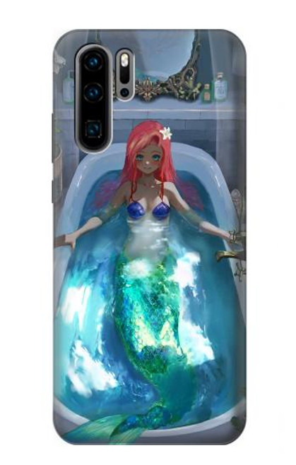 S3912 Cute Little Mermaid Aqua Spa Hülle Schutzhülle Taschen für Huawei P30 Pro