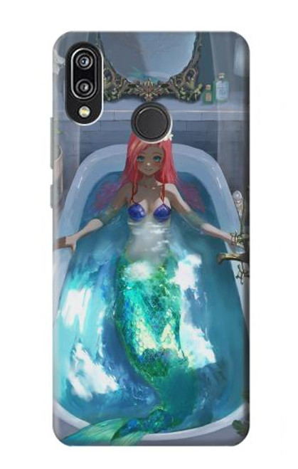 S3912 Cute Little Mermaid Aqua Spa Hülle Schutzhülle Taschen für Huawei P20 Lite