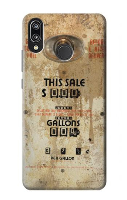 S3954 Vintage Gas Pump Hülle Schutzhülle Taschen für Huawei P20 Lite