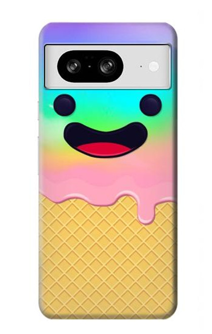 S3939 Ice Cream Cute Smile Hülle Schutzhülle Taschen für Google Pixel 8