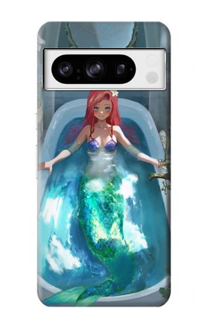 S3911 Cute Little Mermaid Aqua Spa Hülle Schutzhülle Taschen für Google Pixel 8 pro