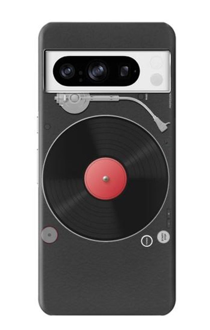 S3952 Turntable Vinyl Record Player Graphic Hülle Schutzhülle Taschen für Google Pixel 8 pro