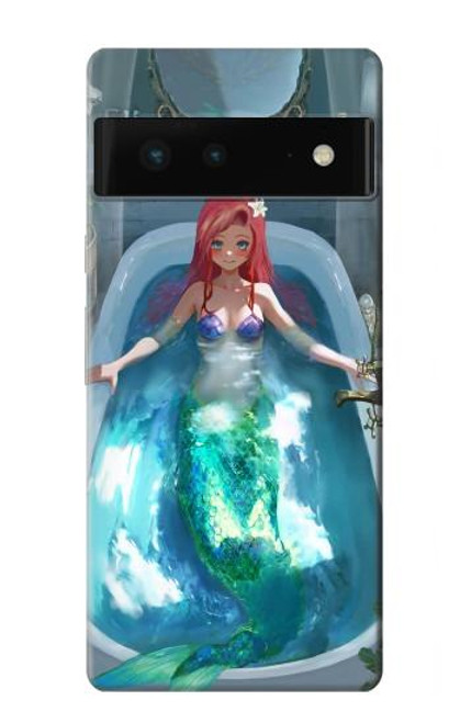 S3911 Cute Little Mermaid Aqua Spa Hülle Schutzhülle Taschen für Google Pixel 6