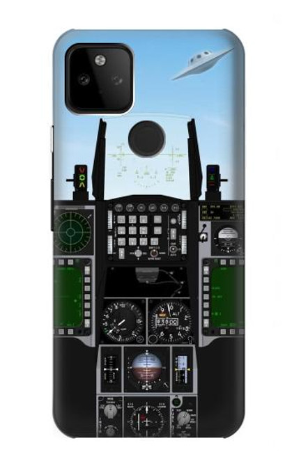 S3933 Fighter Aircraft UFO Hülle Schutzhülle Taschen für Google Pixel 5A 5G