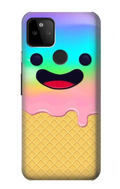 S3939 Ice Cream Cute Smile Hülle Schutzhülle Taschen für Google Pixel 5A 5G