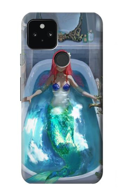 S3912 Cute Little Mermaid Aqua Spa Hülle Schutzhülle Taschen für Google Pixel 5
