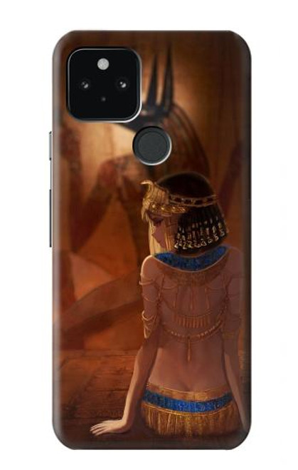 S3919 Egyptian Queen Cleopatra Anubis Hülle Schutzhülle Taschen für Google Pixel 5