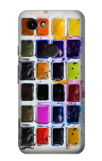 S3956 Watercolor Palette Box Graphic Hülle Schutzhülle Taschen für Google Pixel 3a