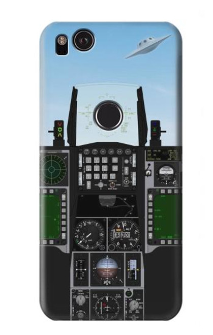 S3933 Fighter Aircraft UFO Hülle Schutzhülle Taschen für Google Pixel 2