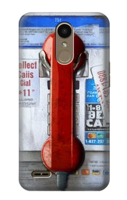 S3925 Collage Vintage Pay Phone Hülle Schutzhülle Taschen für LG K10 (2018), LG K30
