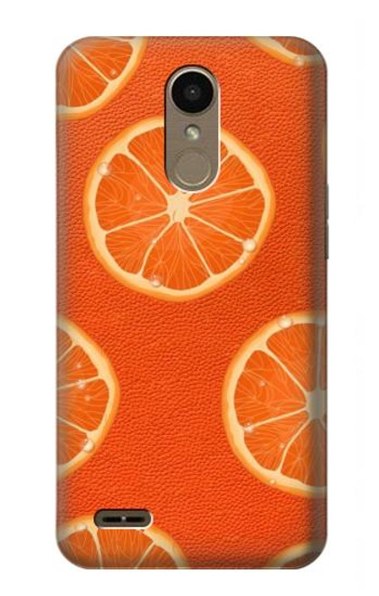 S3946 Seamless Orange Pattern Hülle Schutzhülle Taschen für LG K10 (2018), LG K30