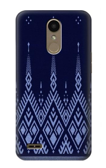 S3950 Textile Thai Blue Pattern Hülle Schutzhülle Taschen für LG K10 (2018), LG K30