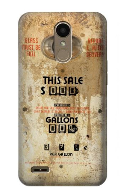 S3954 Vintage Gas Pump Hülle Schutzhülle Taschen für LG K10 (2018), LG K30