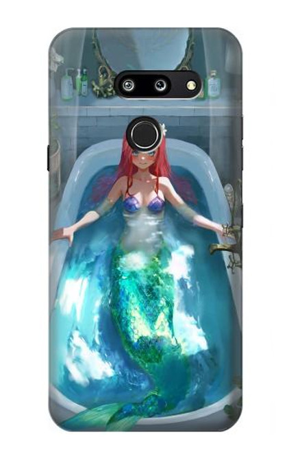 S3911 Cute Little Mermaid Aqua Spa Hülle Schutzhülle Taschen für LG G8 ThinQ