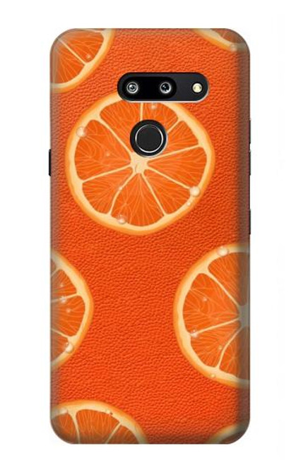 S3946 Seamless Orange Pattern Hülle Schutzhülle Taschen für LG G8 ThinQ