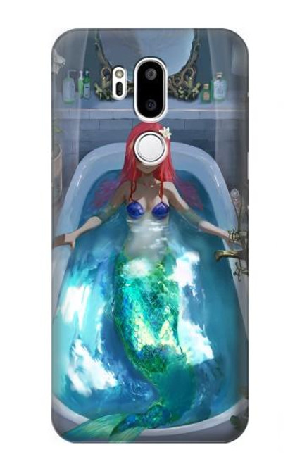 S3912 Cute Little Mermaid Aqua Spa Hülle Schutzhülle Taschen für LG G7 ThinQ