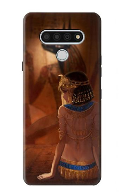 S3919 Egyptian Queen Cleopatra Anubis Hülle Schutzhülle Taschen für LG Stylo 6