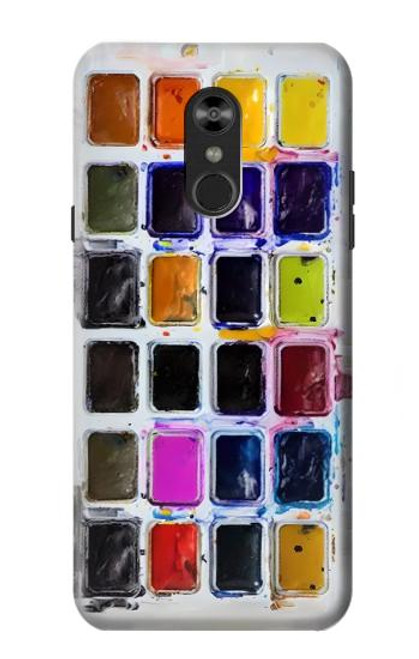 S3956 Watercolor Palette Box Graphic Hülle Schutzhülle Taschen für LG Q Stylo 4, LG Q Stylus