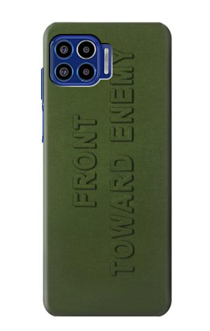 S3936 Front Toward Enermy Hülle Schutzhülle Taschen für Motorola One 5G