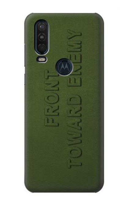 S3936 Front Toward Enermy Hülle Schutzhülle Taschen für Motorola One Action (Moto P40 Power)