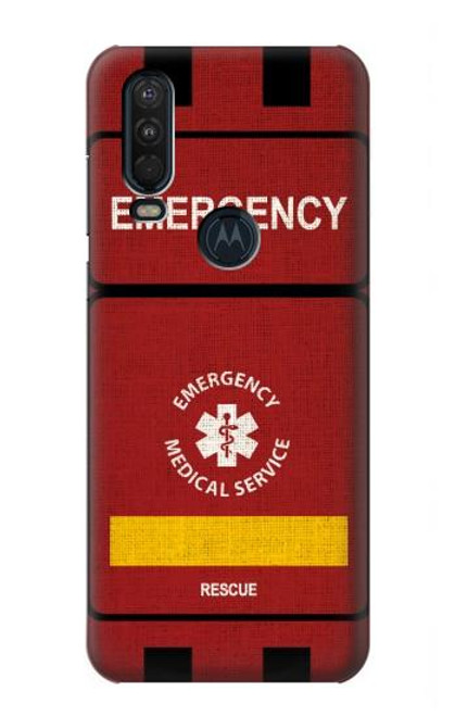 S3957 Emergency Medical Service Hülle Schutzhülle Taschen für Motorola One Action (Moto P40 Power)