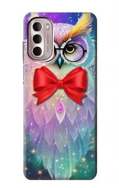 S3934 Fantasy Nerd Owl Hülle Schutzhülle Taschen für Motorola Moto G Stylus 4G (2022)