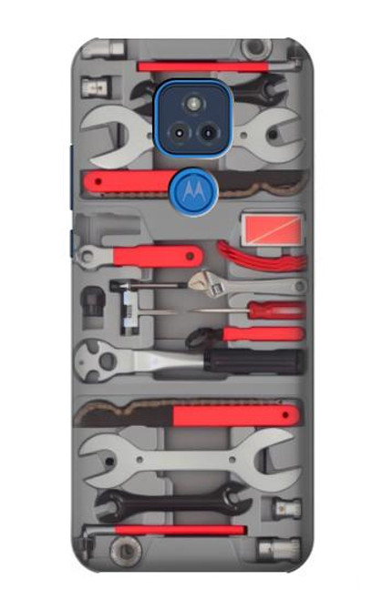 S3921 Bike Repair Tool Graphic Paint Hülle Schutzhülle Taschen für Motorola Moto G Play (2021)